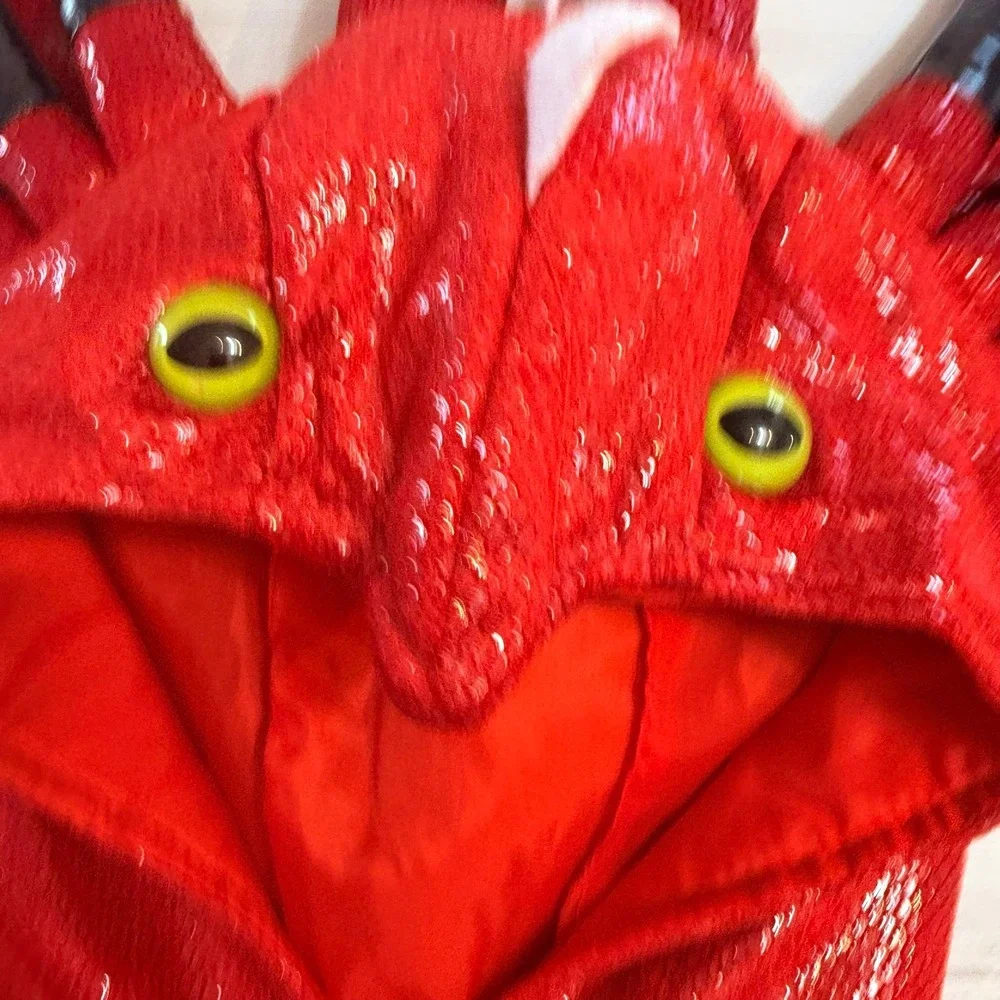 My Dream party‎ red dragon costume zip up sweatshirt 130 6/7